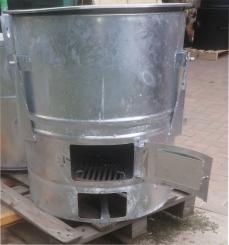 806422 Schlachtkessel, Brühkessel 100 Liter, für feste Brennstoffe 