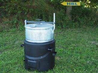 804367 Kartoffeldämpfer, Futterdämpfer 100 Liter, teilverzinkt 