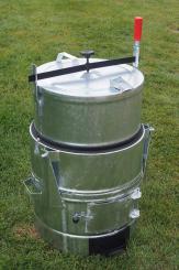 800048 Kartoffeldämpfer, Futterdämpfer 100 Liter, verzinkt 